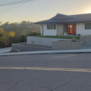 Outdoor concrete masonry done by Wilson Woodscape